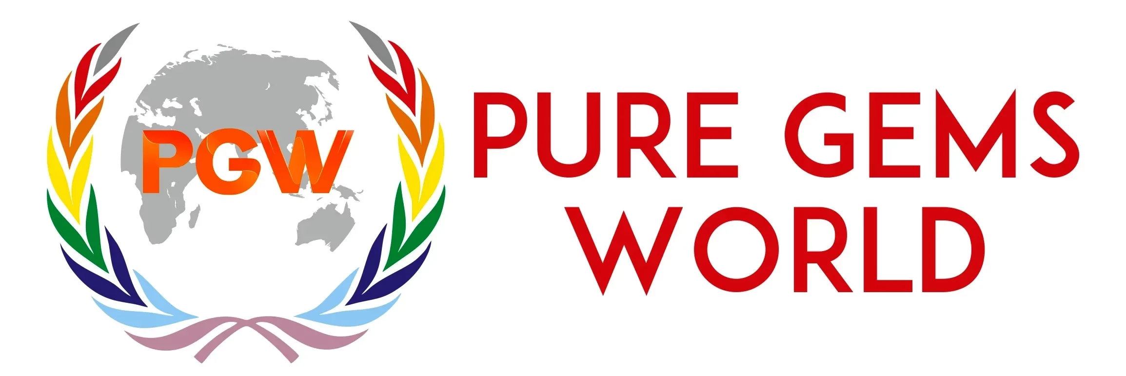 Pure gems world logo