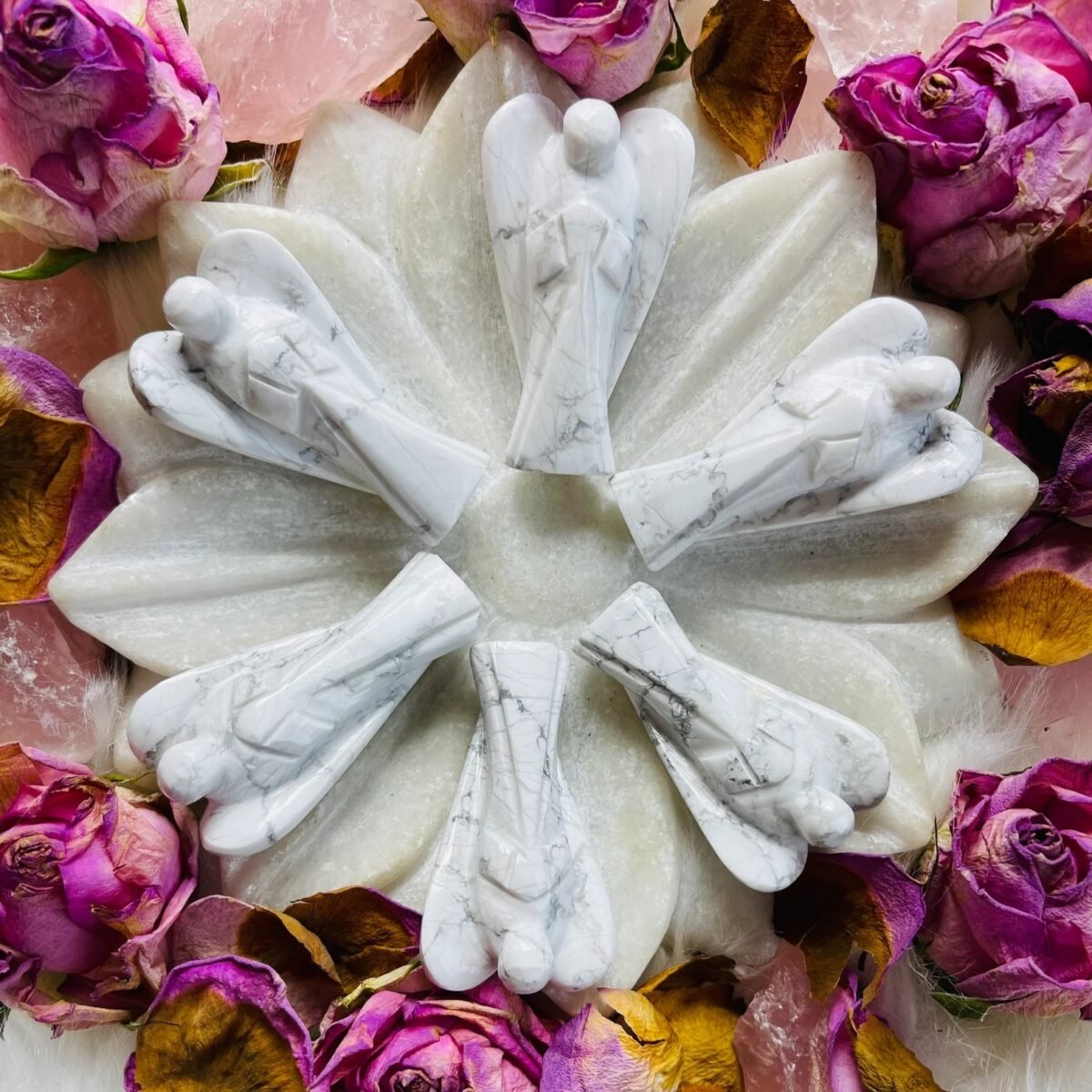 Howlite Angel