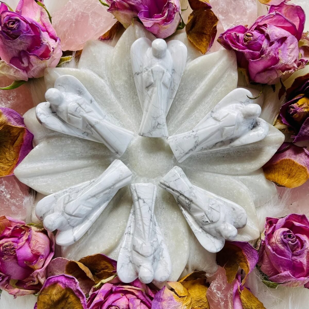 Howlite Angel