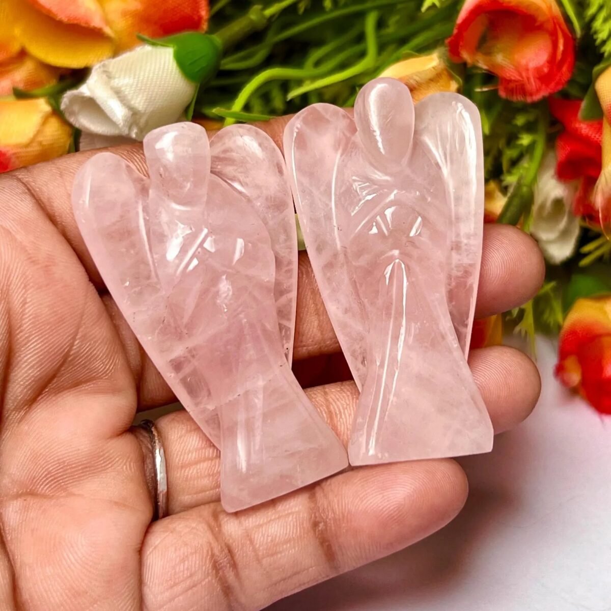 Rose Quartz Angel