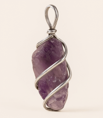 Amethyst Raw Pendant