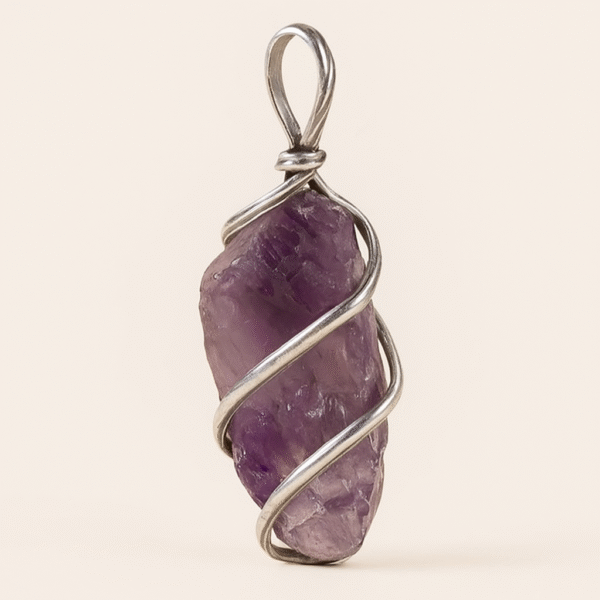 Amethyst Raw Pendant