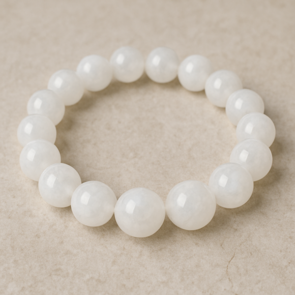 White Moonstone Bracelet
