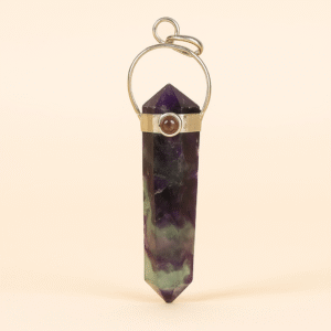 Multi Fluorite Pendant (Pencil Pendant)
