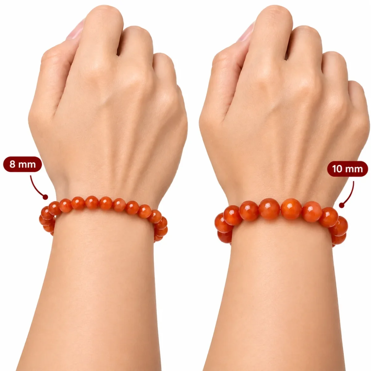 Natural Carnelian Crystal Bracelet for Confidence & Motivation - Image 3