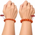 Natural Carnelian Crystal Bracelet for Confidence & Motivation - Image 3