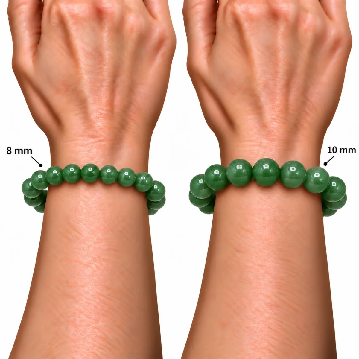 Natural Green Jade Crystal Bracelet for Men & Women - Image 3