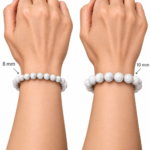 Natural Howlite Crystal Bracelet for Calmness & Spiritual Balance - Image 5