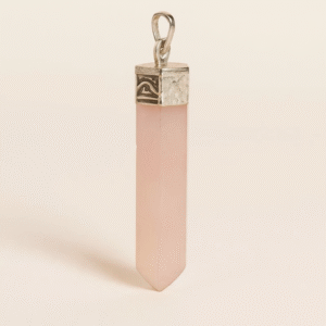 Rose Quartz Pendant (Pencil Pendant)