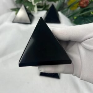Black Agate Pyramid