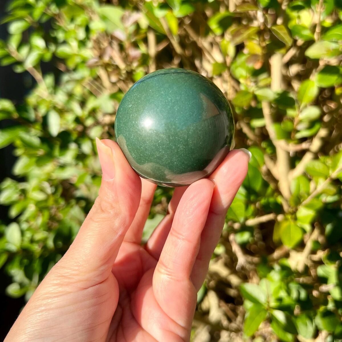 Green Jade Sphere Ball