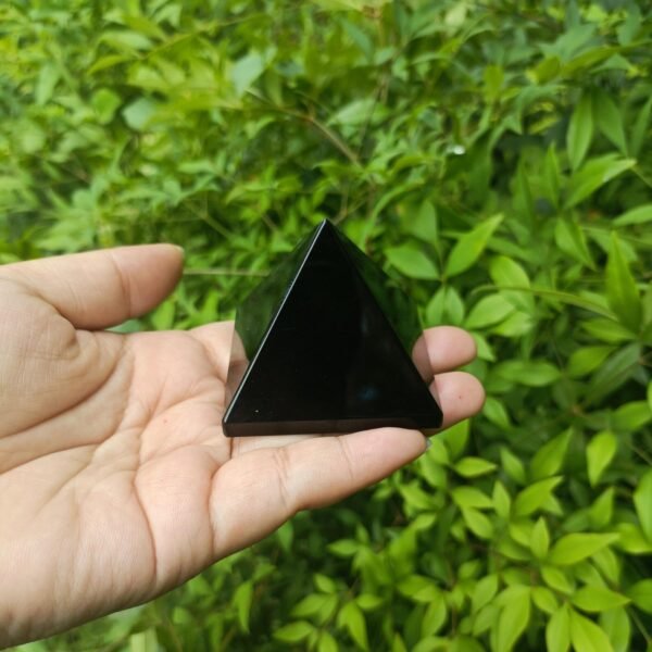 Black Obsidian Pyramid