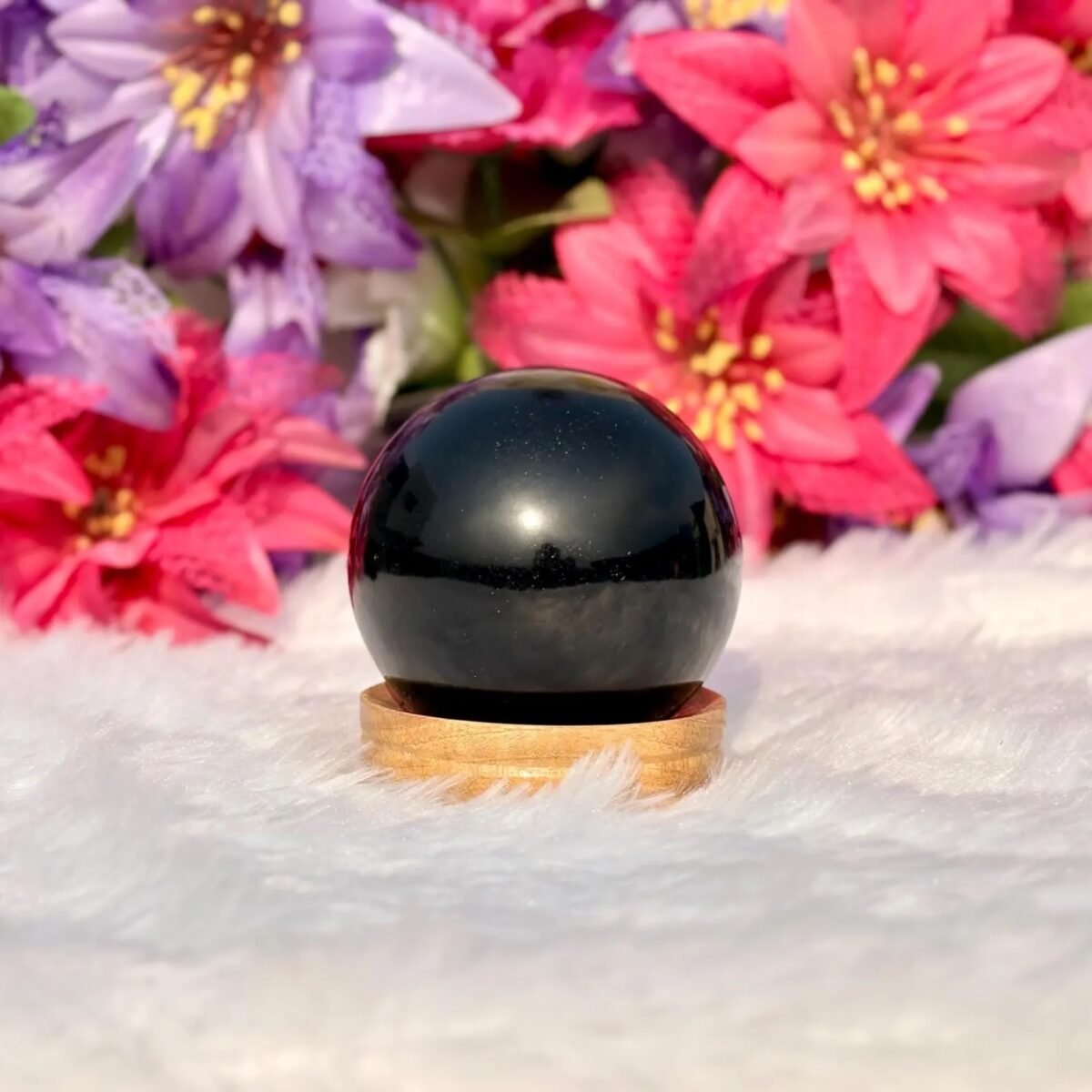Black Obsidian Sphere Ball