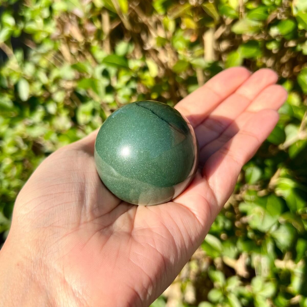 Green Jade Sphere Ball