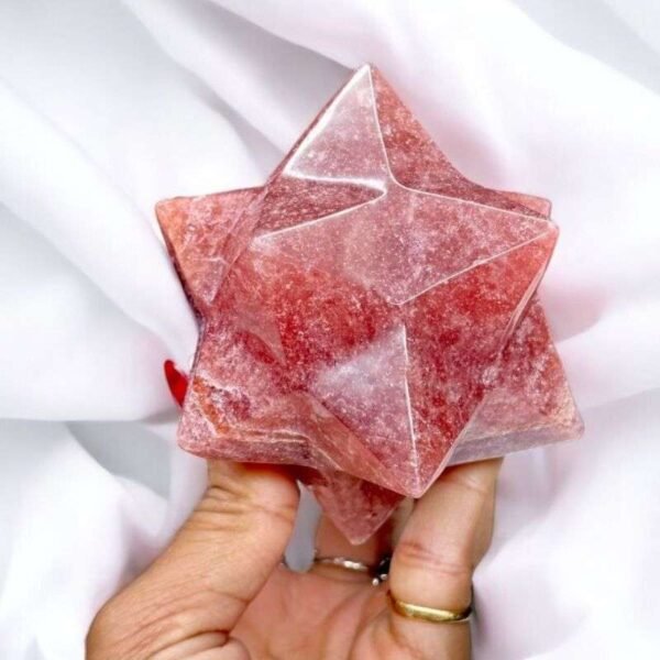 Strawberry Quartz Merkaba