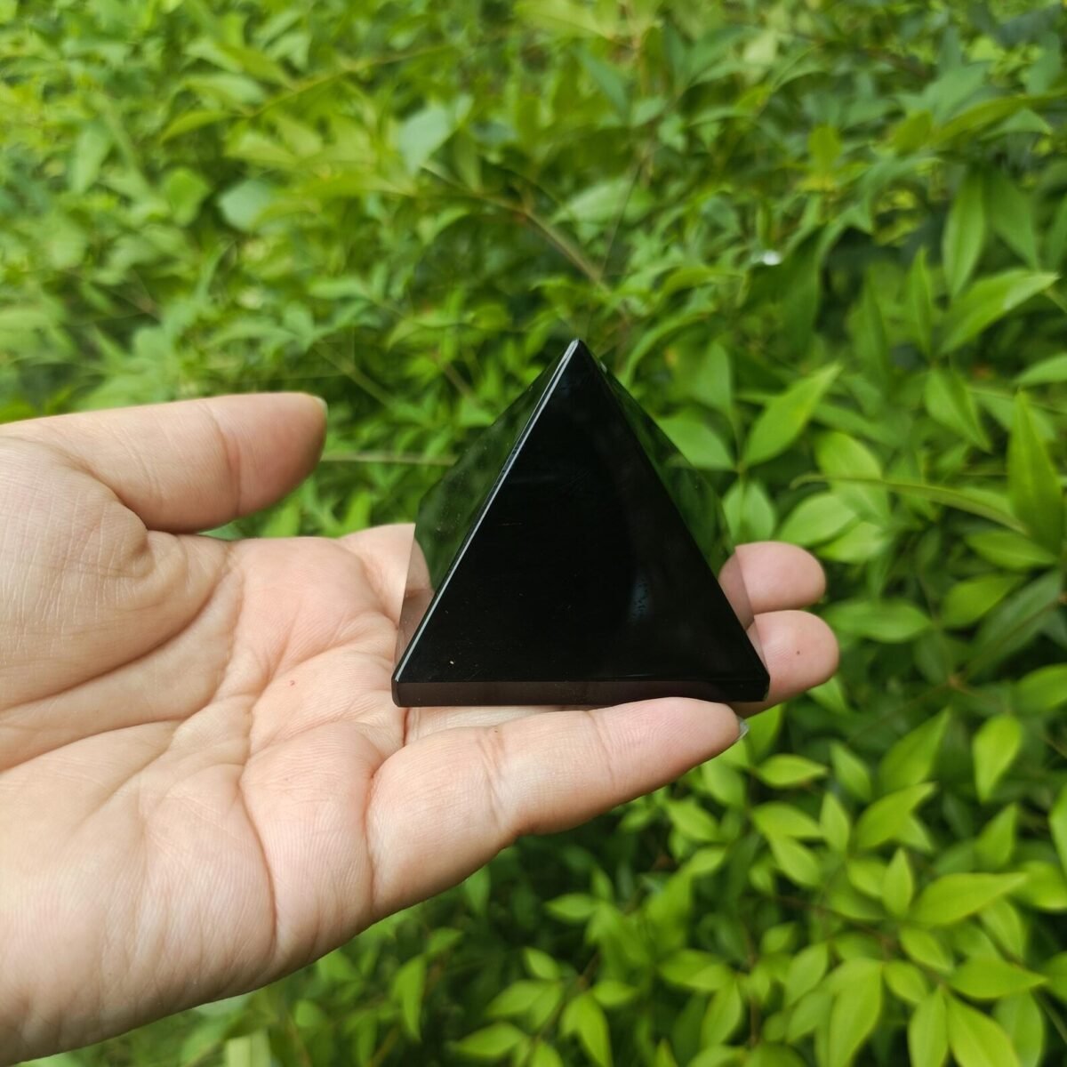 Black Obsidian Pyramid