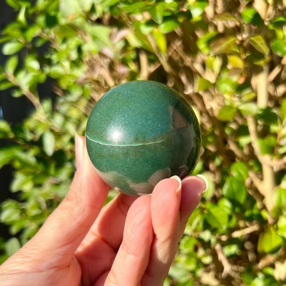 Green Jade Sphere Ball