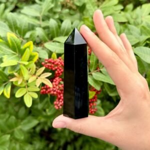 Black Obsidian Pointing Tower