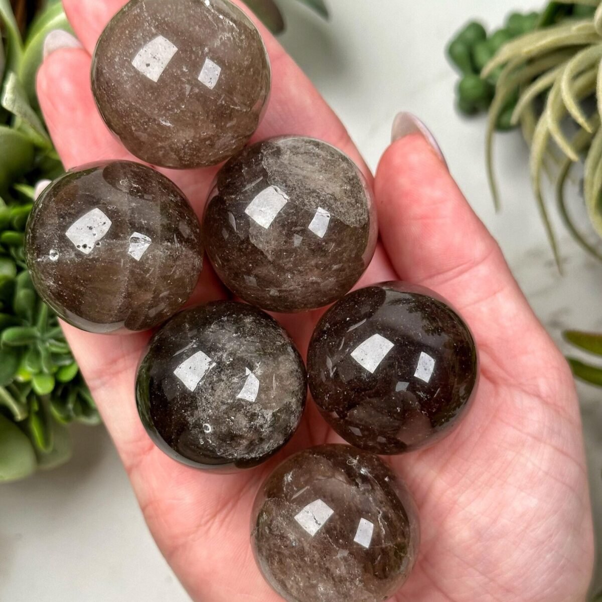 Smoky Quartz Sphere Ball