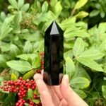 Black Obsidian Pointing Tower