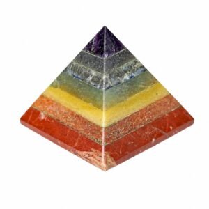 Seven Chakra Pyramid crystal for meditation and spiritual practices