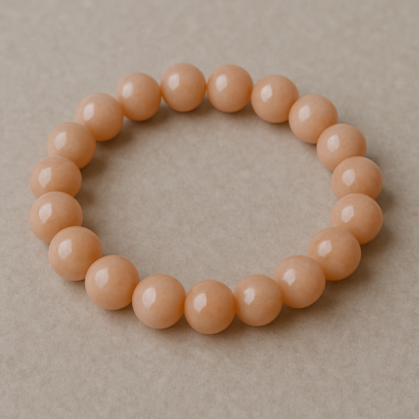 Peach Moonstone Bracelet
