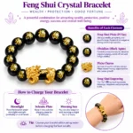 Natural Feng Shui Crystal Bracelet for Luck & Positive Energy - Image 4