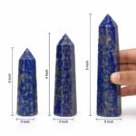 Natural Lapis Lazuli Pencil/Obelisk – GTI Certified Crystal for Meditation & Positive Energy - Image 5