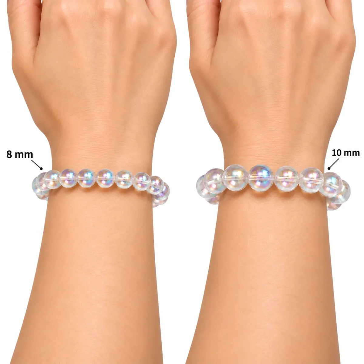 Natural Aura Quartz Crystal Bracelet – Positive Energy, Calmness & Spiritual Harmony - Image 5