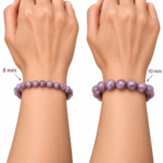 Natural Lepidolite Crystal Bracelet for Calmness & Inner Balance - Image 5