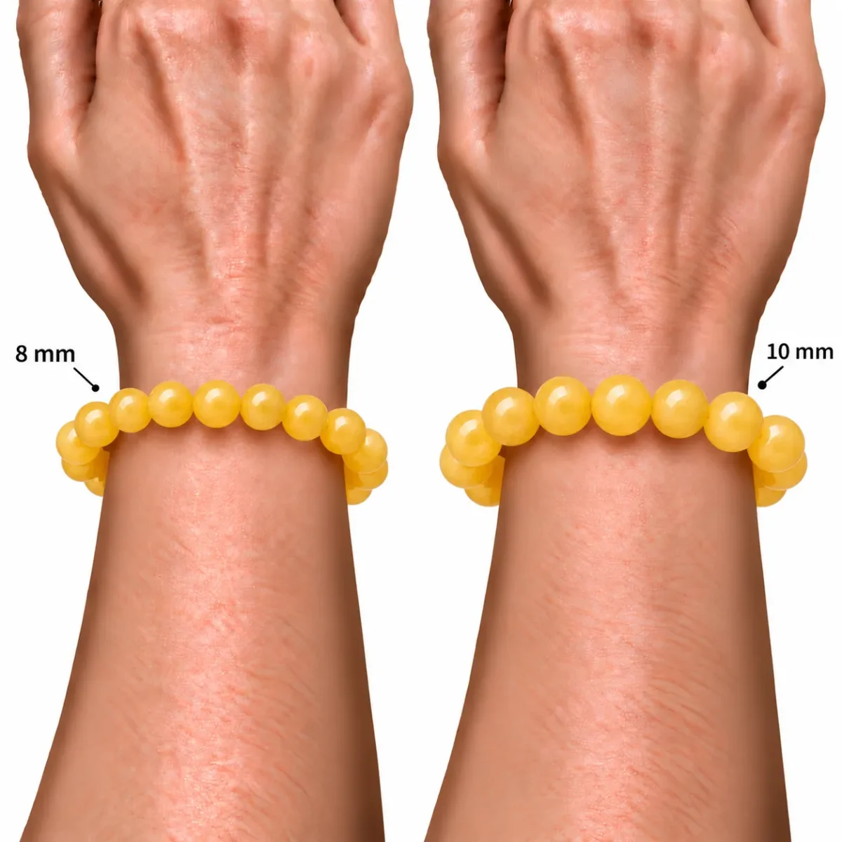 Natural Yellow Calcite Crystal Bracelet for Men & Women - Image 5