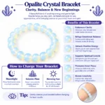 Opalite Crystal Bracelet for Calmness, Clarity & Inner Peace - Image 5