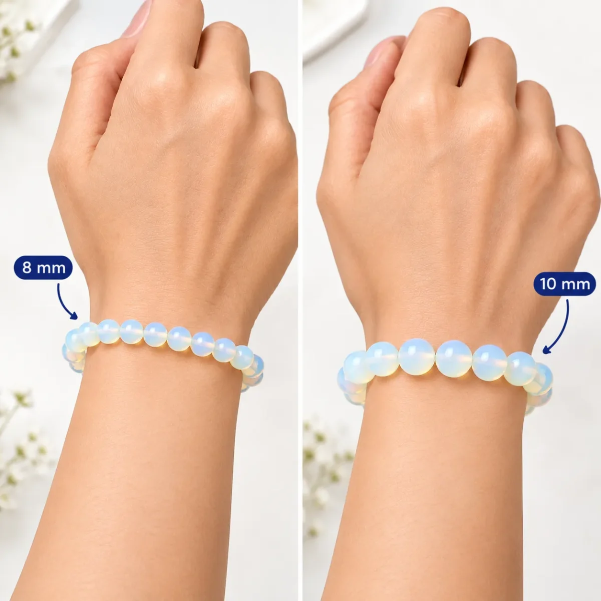 Opalite Crystal Bracelet for Calmness, Clarity & Inner Peace - Image 4