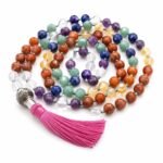 7 Chakra Mala – GTI Certified Chakra Crystal Mala for Meditation, Positive Energy & Spiritual Practices - Image 2