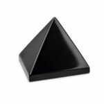 Black Obsidian Pyramid GTI Certified crystal for meditation and spiritual practices