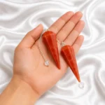 Natural Carnelian Pendulum Dowser 35–45mm | GTI Certified - Image 2