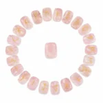 Rose Quartz Rune Stones Set of 25 Pieces – GTI Certified Crystal for Love, Compassion & Positive Intentions - Image 2