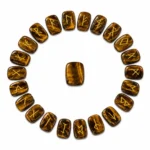 Tiger Eye Rune Stones – GTI Certified Crystal for Courage, Confidence & Protection - Image 2