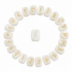 Moonstone Rune Stones – GTI Certified Crystal for Intuition & Emotional Balance - Image 2