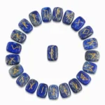 Lapis Lazuli Rune Stones – GTI Certified spiritual crystal stones