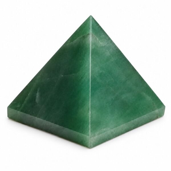 Green Jade Pyramid crystal for meditation and spiritual practices