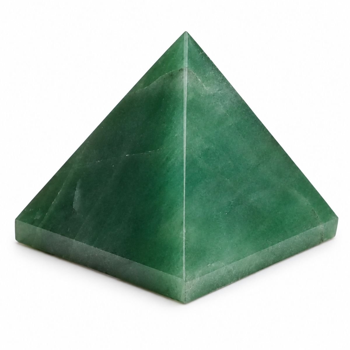 green jade pyramid Green Jade Pyramid crystal for meditation and spiritual practices