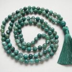Moss Agate Mala