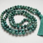 Moss Agate Mala