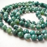 Moss Agate Mala