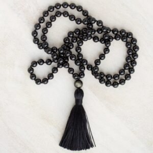 Black Obsidian Mala