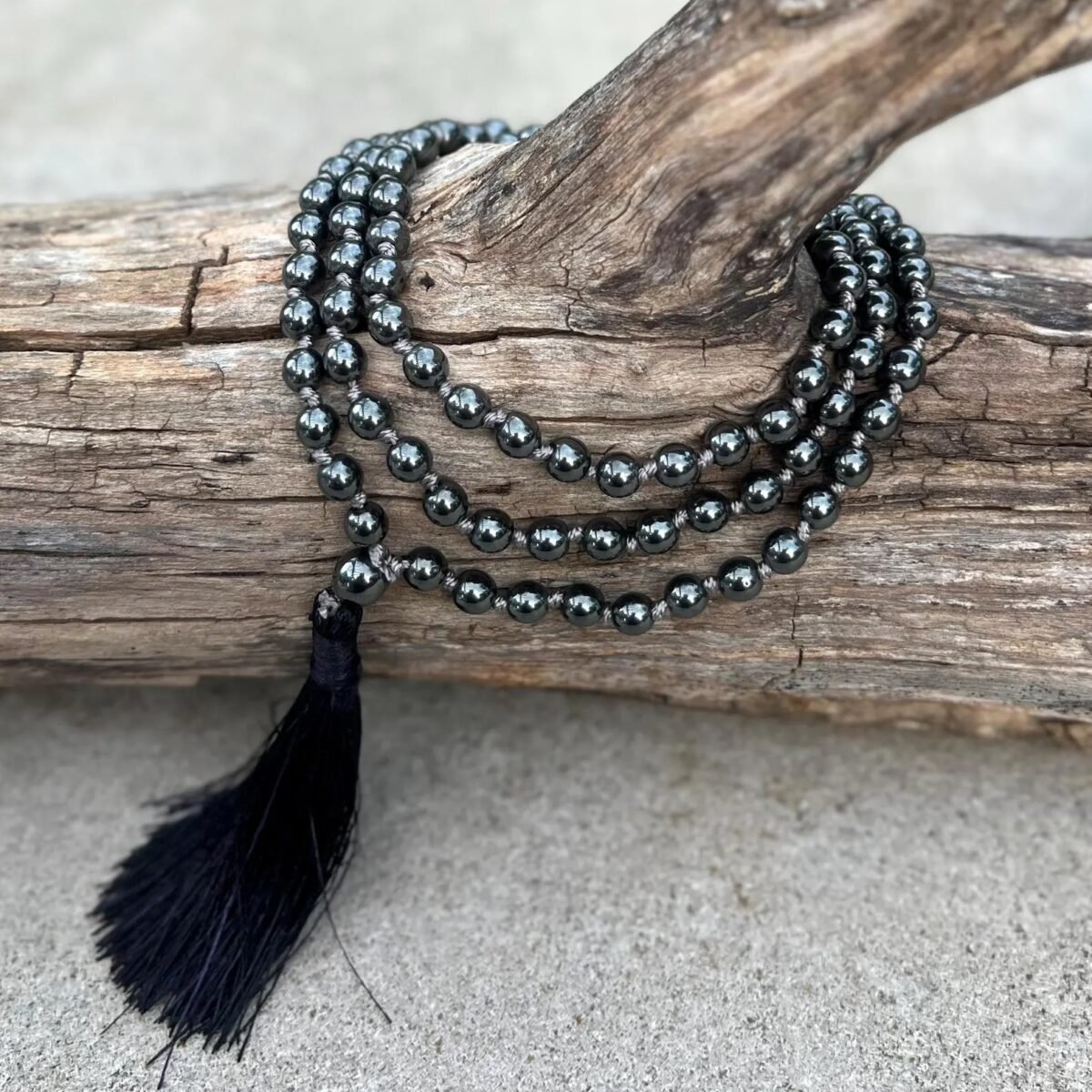 Hematite Mala