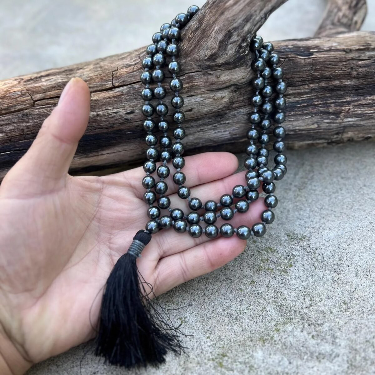 Hematite Mala
