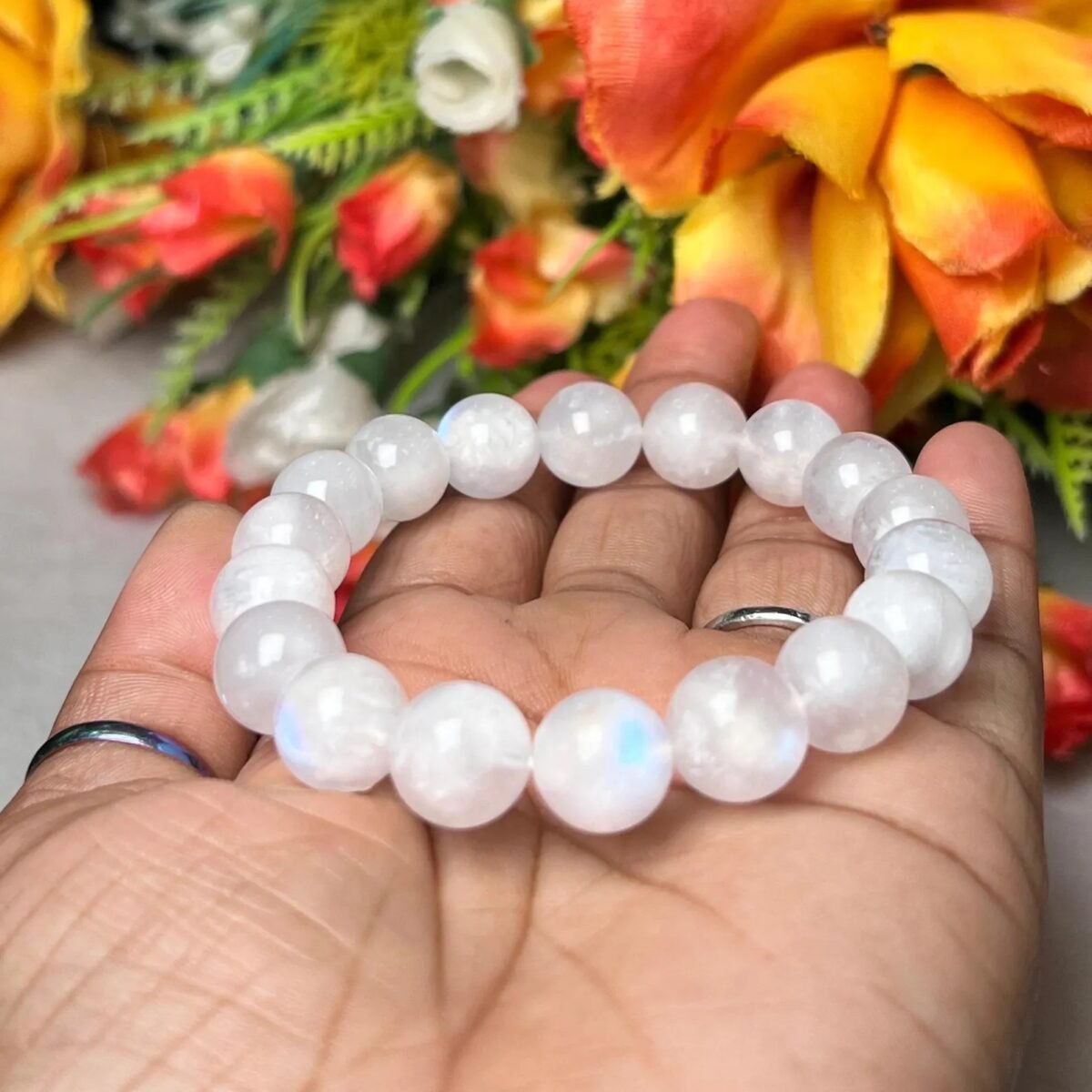 Rainbow Moonstone Bracelet