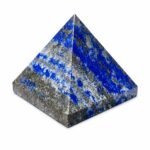 GTI Certified Lapis Lazuli Pyramid crystal for positive energy, strength and spiritual practices